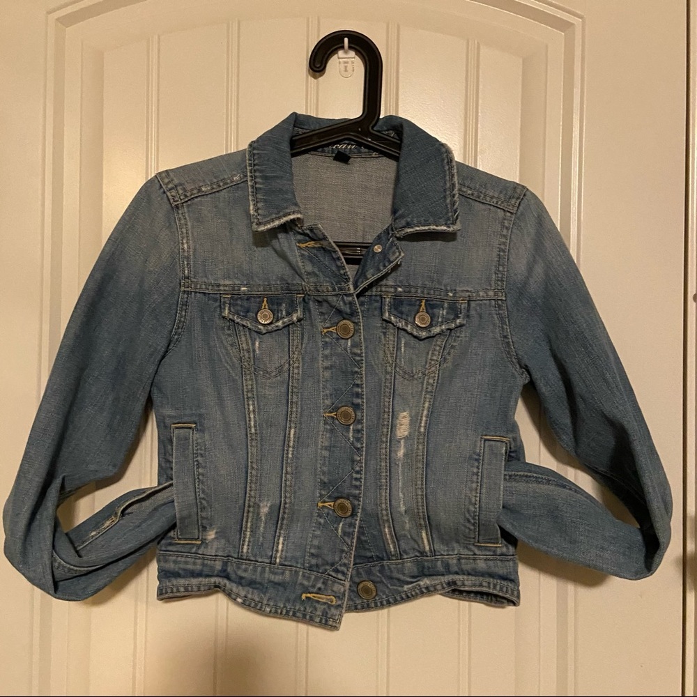 American Eagle cute jean jacket Y2K